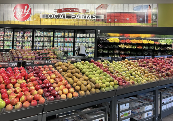 The Big Y has rows and rows of produce, and even sells some exotic fruits such as prickly pears, persimmons and mini guavas. 